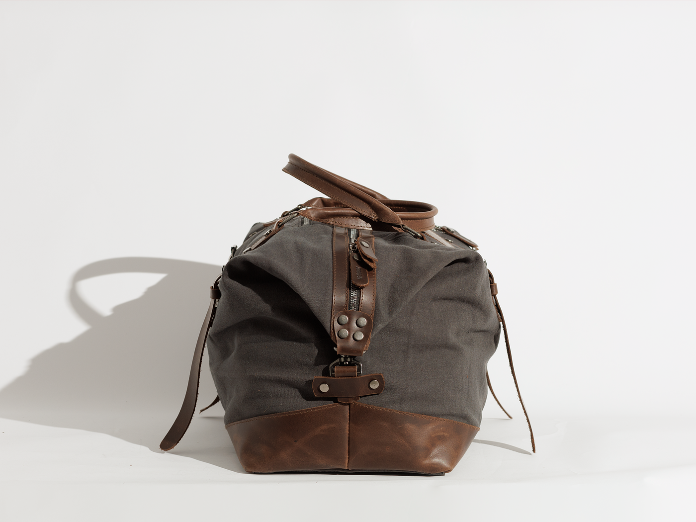 Vintage Travel Bag “ Duffle Bag “ – Dark Grey