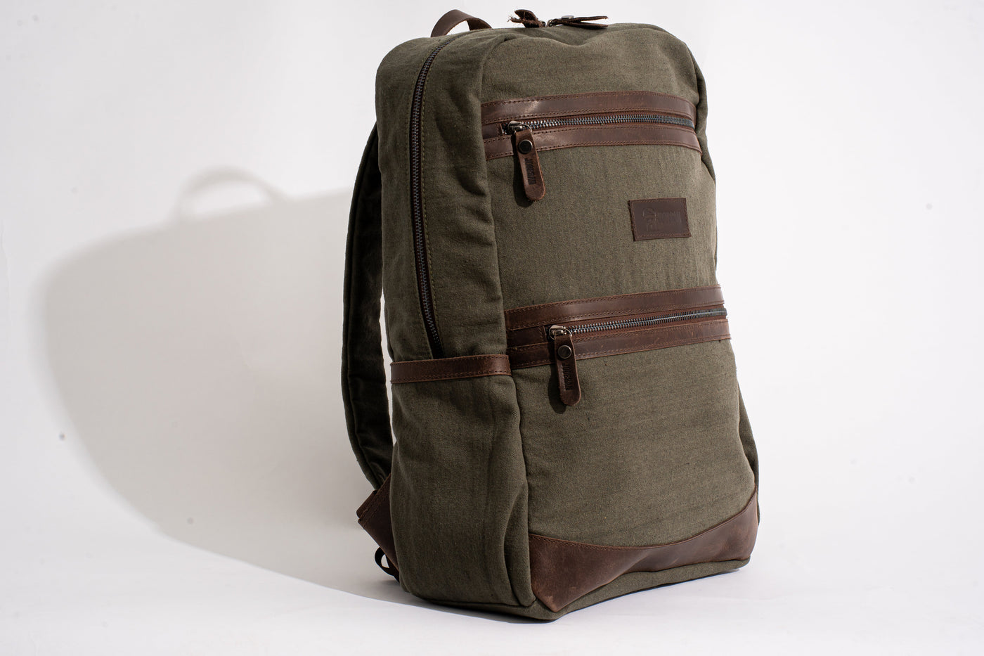 Randel waxed canvas backpack – Army