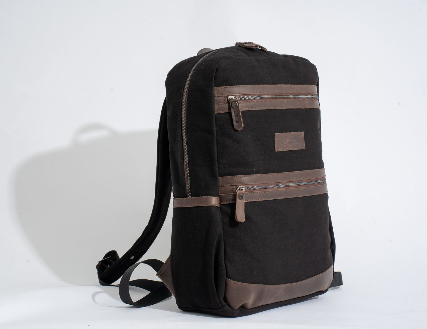 Randel waxed canvas backpack – Black