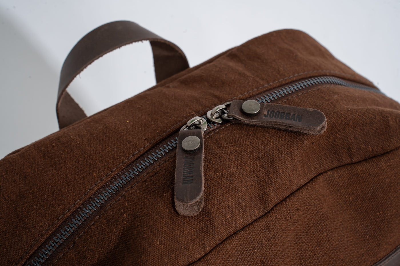 Randel waxed canvas backpack – Rust