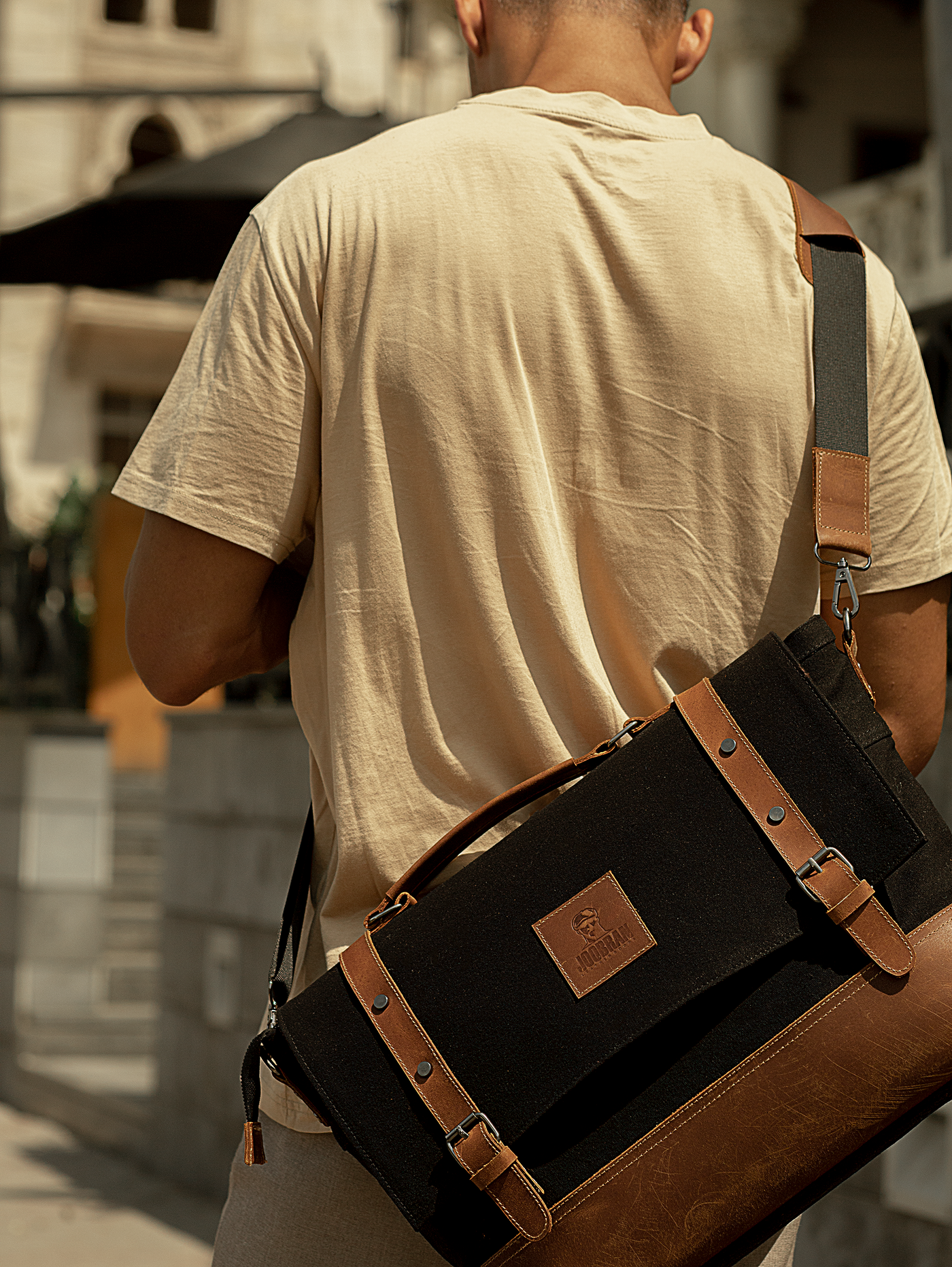 Work Satchel “ Messenger Bag “ – Black