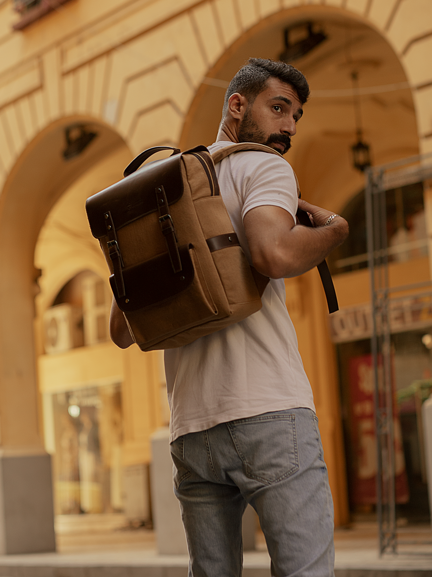 Daily Vintage Backpack – Tan