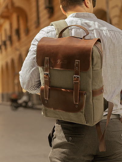 Daily Vintage Backpack – Army