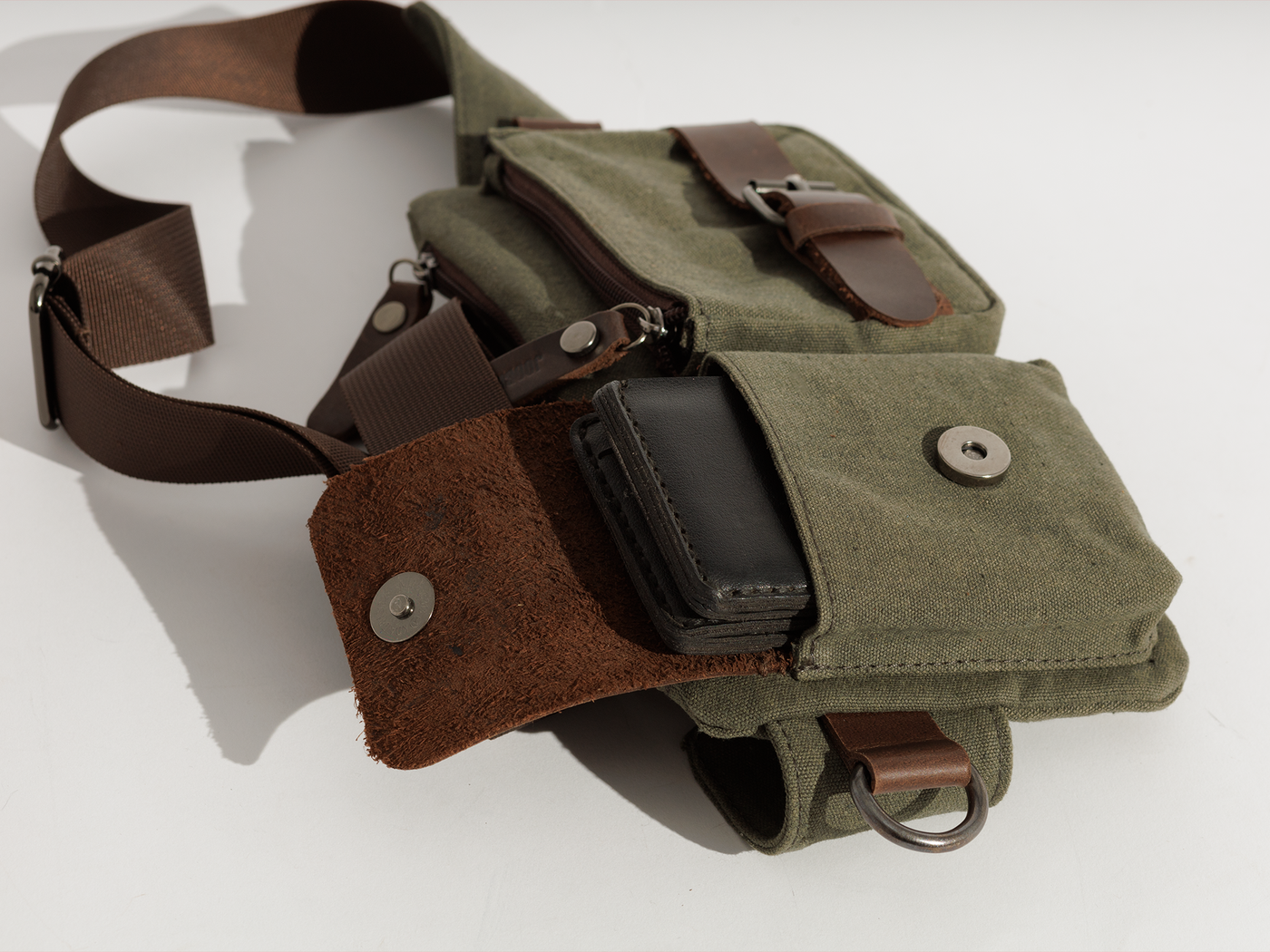 Vintage Waist Bag “ Fanny Pack “ – Army