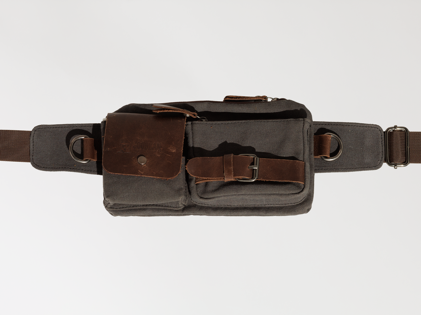 Vintage Waist Bag “ Fanny Pack “ – Dark Grey