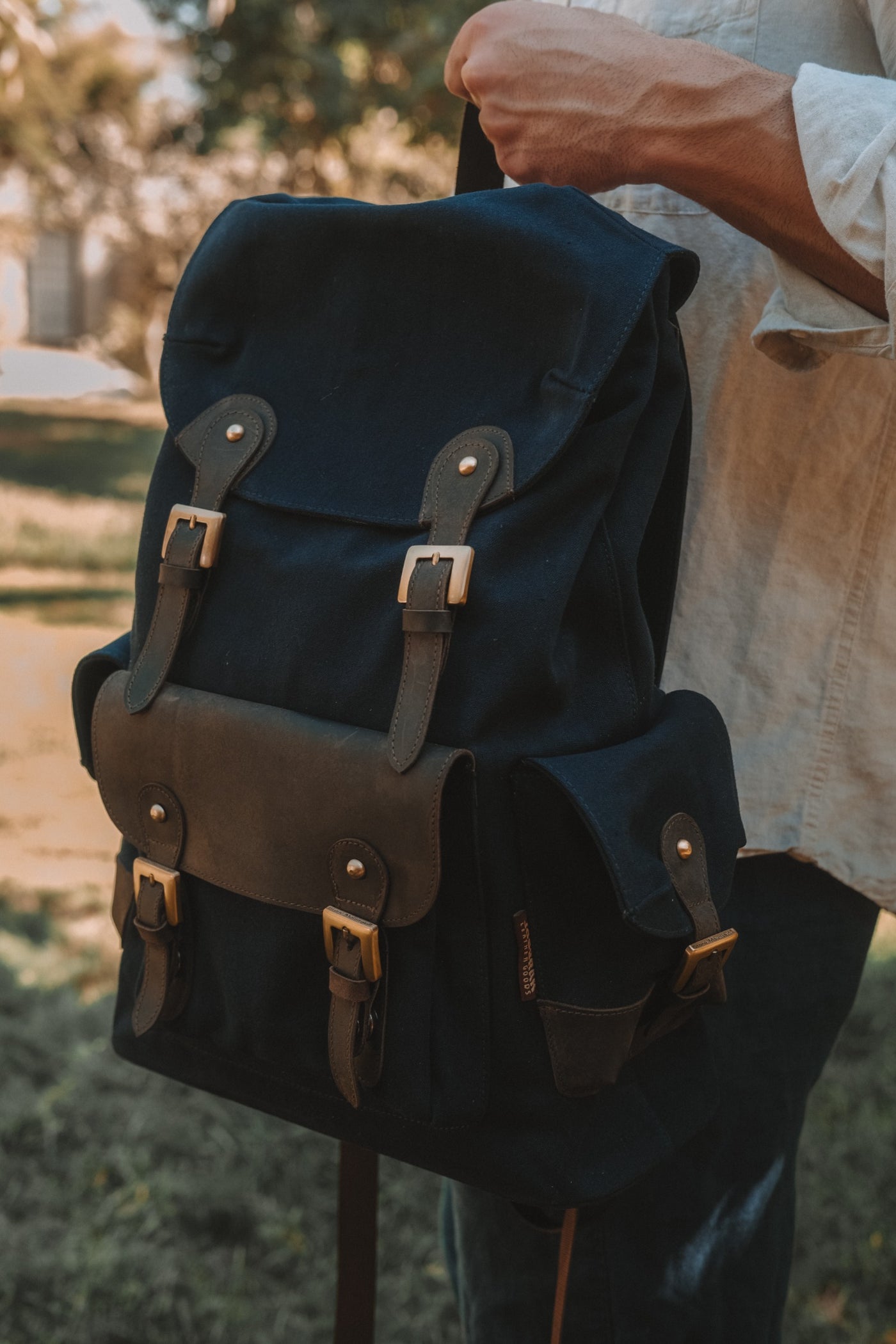 Parker Backpack - Navy Blue