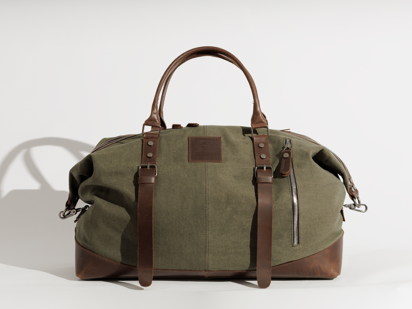 Vintage Travel Bag “ Duffle Bag “ – Army