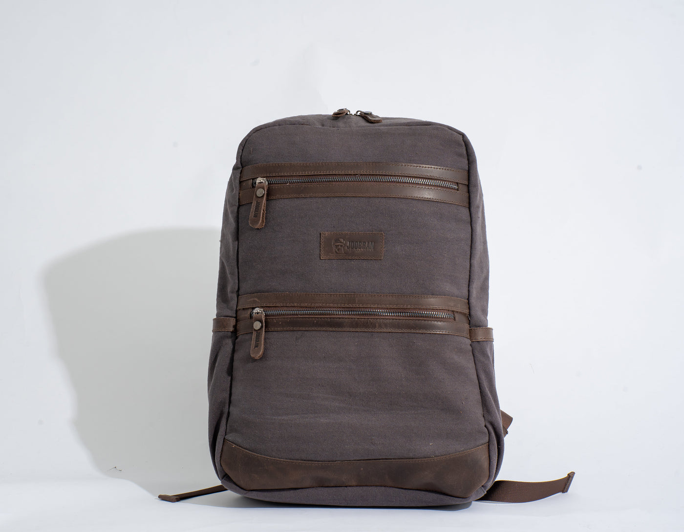 Randel waxed canvas backpack – Dark Grey