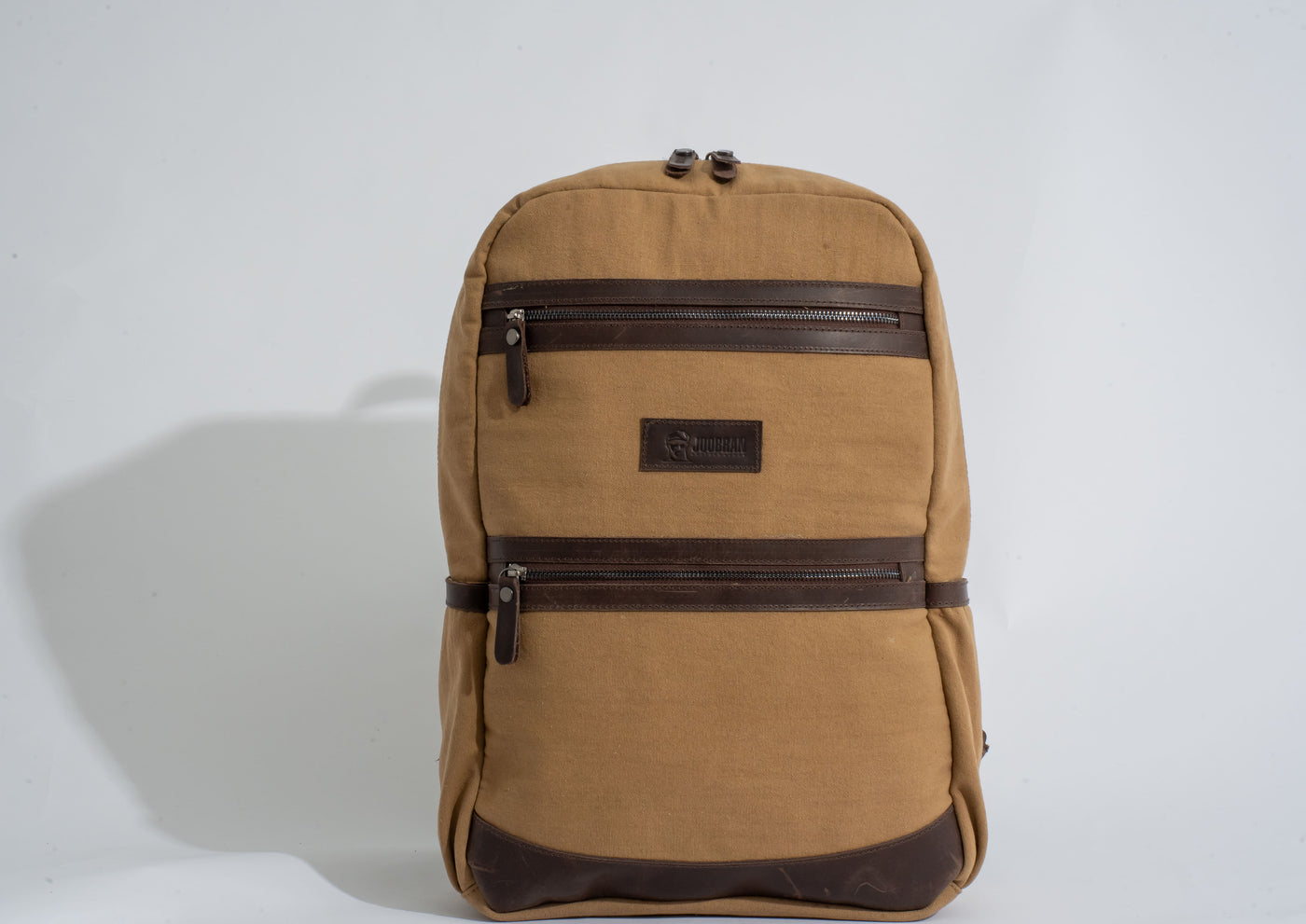 Randel waxed canvas backpack – Tan