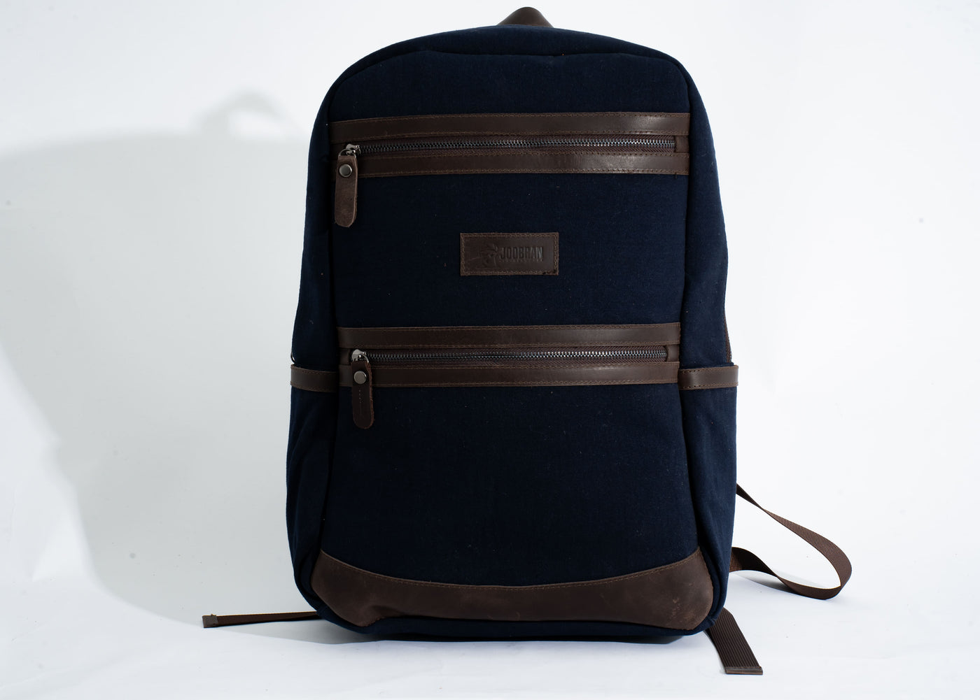 Randel waxed canvas backpack – Navy Blue